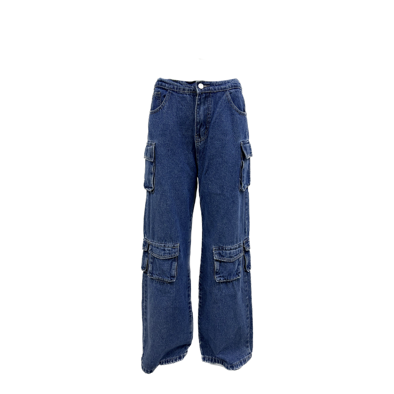 Jeans zampa Cargo